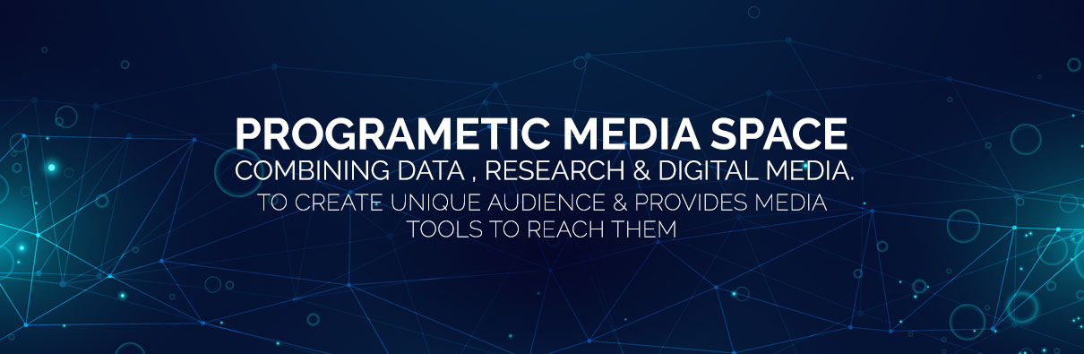 Programetic Media Space Combining Data , research & digital Media.