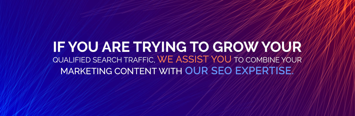 If you are trying to grow your qualified search traffic, we assist you to combine your marketing content with your SEO expertise.